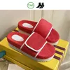 xAD Cotton Sponge magic tape Embossed Platform Sandals Core Black blue red yellow Mesa men women designer slipper beach shoes 72Iq#