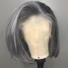 Brasilianer 4/613 Honigblonde Ombre Bob Wigs 13x4 Spitzenfront menschliches Haar Dunkle Wurzeln 613 Bob Cut Perücken für schwarze Frauen vorlegen