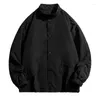 Giacche da uomo Summer Oversize Baggy Jacket Uomo Vintage Button Coat Moda Coreano Streetwear Capispalla causale Abbigliamento Top Uomo Taglie forti