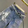Pantaloncini da donna Denim con paillettes borchiato per abbigliamento estivo sottile 2023 Versatile Vestibilità aderente A vita alta Dolce