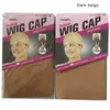 Wig Caps Brown Wig Cap Hairnet Hair Mesh Wig Weaving Cap Stretchable Elastic Hair Net 230807