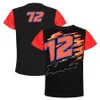 모토 레이싱 팀 2023 티셔츠 여름 패션 오토바이 레이스 라이더 팬 티셔츠 야외 남자 극단 스포츠 통기성 저지 티셔츠