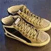 NOVO Sapatos de grife Tênis Sapatos Casuais Treinadores Sapato Masculino Deslizamento Médio Estrela Topo Alto Luxo Marca Itália Lantejoulas Clássico gOlDeNsgOoSeItYssNeAkEr N2BN