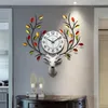 壁の時計ミニマリストベッドルーム時計アート壁画インテリアサイレントクリエイティブファッションノルディックモダンラグジュアリーリロイJAPERED ORNAMENTS HOME DECOR