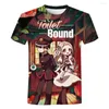 T-shirts pour hommes Toilette liée Hanako Kun T-shirts Anime Manga Impression 3D Streetwear Femmes Hommes Mode Chemise surdimensionnée Harajuku Enfants T-shirts Tops