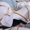 寝具セットモダンな幾何学的なプリントクイーンセットソフト快適なキングサイズの羽毛布団カバーと耐久性のあるシングルダブルセット230808