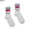 2023 chaussettes Simple Lettre Haute Qualité Coton Européen Américain Street Trend Hommes et Femmes Rhude Couple In-Tube Chaussettes weed elite marque A1