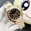 Moda Mens Watch Diamond Watchs Otomatik Mekanik Tasarımcı Saatler Safir 40mm Spor Kauçuk Kayış Kol saati Montre De Luxe Paslanmaz Çelik