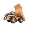 ElectricRC Car 1 24 24G fjärrkontroll Crawler Heavy Bulldozer Dump Truck 9 Channel Children RC Engineering Fordon Barn Toy for Boys Gift 230807