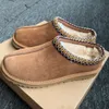 مصمم فاخر من جلد الغزال أستراليا تسمان الصوف أحذية الأمتعة WGG Tazz Sheepskin Snow Boot 7A عالي الجودة F23 Fur Furnes Fashion Womens Mens House Platform