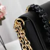 Top 10A Kadın Lüksleri TF Torba Tasarımcı Omuz Çantaları Tote Yeni Doku Deri İnce Kilit Zarfı Çok Fonksiyonlu Taşınabilir Moda Crossbody Bag Fabrika Satış