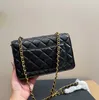 CHANEI WOC Designer Chain Bag crossbody bolsa de luxo bolsa de ombro clássica bolsa mensageiro clássica bolsa de luxo feminina com pingente Leo bolsa feminina 19 * 11cm