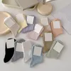 Frauen Socken Sommer Dünne Atmungsaktive Candy Farbe Japanischen Stil Crew Weibliche Casual Plain Baumwolle Für Mädchen Trends