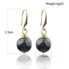 Dangle Earrings Natural Freshwater Baroque Pearl For Women Luxury Boho Jewelry Hook Oorbellen Boucle D'Oreille 2023 Design