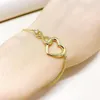 Link bransoletki bransoletka dla kobiet moda urocze serce Rose Gold Kolor Y2K łańcuch Y2K w ręku Korean Style Charm Party Girls Dift Biżuteria