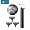 Améliorez votre routine de toilettage avec cette tondeuse à cheveux professionnelle pour homme - Tondeuse à barbe sans fil, doublures électriques en T, coupe-bordure Plus !