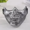 Half gezichtsbeschermend masker voor Halloween Schedelmasker CS gevechtsuitrusting Half gezichtsbeschermend terreurmasker schedelkrijger