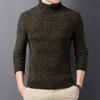 Men's Sweaters 2023 New Autumn Winter Men's Warm Turtleneck Sweater High Quality Fashion Casual Comfortable Pullover Thick Sweater Male Brand J230808