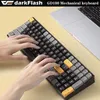 Darkflash GD100メカニカルキーボード2.4G 100キーワイヤレスおよびタイプCワイヤードゲームキーボードHKD230808の両方が充電可能