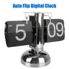 Table Clocks O40 Auto Flip Digital Clock Operated Quartz Home Decors Retro Internal Gear Without Batteries