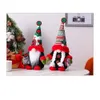 Decorazione di Capodanno Bambola senza volto tridimensionale Decorazione natalizia Regali di Natale Giocattoli per le vacanze Ornamenti di gnomi elfi (B) L230620