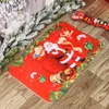 Tapis de porte de Noël Père Noël Tapis d'extérieur Se marier Décorations de Noël pour la maison 2023 Ornement de Noël Cadeaux Nouvel An 2024 L230620