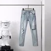 Jeans firmati ksubi Viola di alta qualità Abbigliamento elastico da uomo Rise Abbigliamento attillato in denim attillato Moda