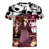 Męskie koszulki toaleta związane z T-shirty hanako kun anime manga 3D print streetwear kobiety mody mody oversize koszulka harajuku dla dzieci topy dla dzieci