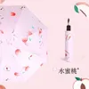 Parasol owocowy parasol dorosły i dziecko podwójne okręty przeciwsłoneczne przeciwsłoneczne czarny klej Trzy krotnie słoneczne klej