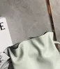 L10855 L10856 Le nouveau sac seau en cuir souple à une épaule élégant avec corde à dessiner pour les filles noeud flamenco paquet diagonale simple miaoqibags sacs à main femme