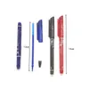 Ballpoint Pens 36pcsset Sumowalne napełnienie długopisowe 05 mm niebieski pręta Uchwyt do mycia szkolnego biuro Pisanie artykułów papierniczych 230807