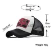 Top Caps Moda Yeni Hip Hop Snapbk Kapaklar Yetişkin Yaz Örgü Trucker Hats Kadınlar İçin Erkekler Casquette Serin Beyzbol Şapkası Balıkçılık Kapağı J230807