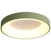 Plafoniere Nordic Led Verde Minimaliat Lampada Acrilico Per Camera Da Letto Corridoio Balcone Foyer Decorazioni Per La Casa Illuminazione Per Interni 110v 220v