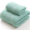 7 Colors Luxury Turkish Cotton Towel Set for el Spa 1 bath towel 1 hand towel JF001322b