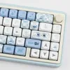 144 klawisze Alice Rabbit MOA Klawisz Klucz Mac Square termiczna Sublimacja Mechaniczna klawiatura klawiatury klawiatury Akcesoria HKD230808