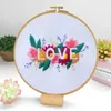 Kinesiska produkter DIY Bordir Bunga Pola Cinta Bunga Dicetak Kruistik Menjahit Menjahit Lukisan Bordir Hadiah R230807