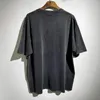 Męskie koszule High Street Vets Vintage myted casual ponadwymiarowy koszulka haft haftowa bawełniana top Y2K Ubrania odzieży streetwear