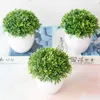 Planters Pots Tanaman Pot Bonsai Plastik Pot Bunga Bunga Simulasi Rumput Pesta Ulang Rumah Kantor