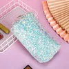 Cosmetic Bags Cases Fashion Glitter Highcapacity Makeup Bag Mermaid Sequin Pen Storage Lazy Zipper Pouch Handbags 230808