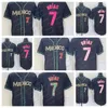 2023 Mexico Baseball Jersey Julio 7# Urias Jersey Randy Arozarena Rowdy Tellez Jojo Romero Alex Verdugo Alejandro Kirk All Star Pink Number Baseball Jersey #7