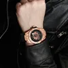 Wristwatches PINTIME Men Luxury Unique Compass Dial Watches Men's Sports Military Wrist Watch Clock Male Zegarek Meski Montr Quartz