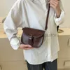 Shoulder Bags Leisure trend bag female niche fashion shoulder bag 2023 summer new casual simple crossbody bag saddle bagstylishhandbagsstore