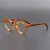 Güneş Gözlüğü Çerçeveleri Peck Şeffaf Yuvarlak Glasse Vintage Asetat Gözlük Reçetesi Erkek Miyopya Glassesov5186 230807