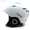 Cascos de esquí Casco de esquí para adultos al aire libre Ultraligero PC + EPS Hombres Mujeres Casco de esquí Invierno Cálido Seguridad Deportes de nieve Snowboard / Casco de monopatín HKD230808