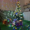 1m-5m Wesołych Świąt Dekoracja LED Światła wstążki Ozdoby choinki Światła sznurkowe Navidad Dom Home Decor Happy Nowy rok 2023 L230621