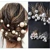 Hair Clips H9ED Delicate U Shaped Hairpin With Pearl Decor Retro Style Pin Chignon Pins For Women Styling Tools