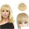 Human Bangs Clip In Hair Fl Länge 1 Stück Layered Fringe Hairpieces Extensions Farbe – Bleach Blonde Drop Delivery Products Remy Vir Dhtzt