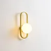 Wandlamp Glazen Bol Lampenkap Lampen Home Decor Led-verlichting Voor Woonkamer Nachtkastje Badkamer Gang Binnenverlichting Licht