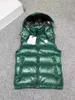 Petto NFC Badge Gilet da uomo Gilet con cerniera circolare Cappello staccabile da uomo Gilet invernale con cappuccio Piumino con cappuccio Taglia asiatica M - 3XL276K