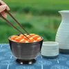 Tigelas para sopa de missô Tigela de arroz conveniente Fornecimento de cozinha Recipiente japonês